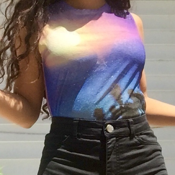 Dessert Night Sky Sheer Top - Picture 4 of 4